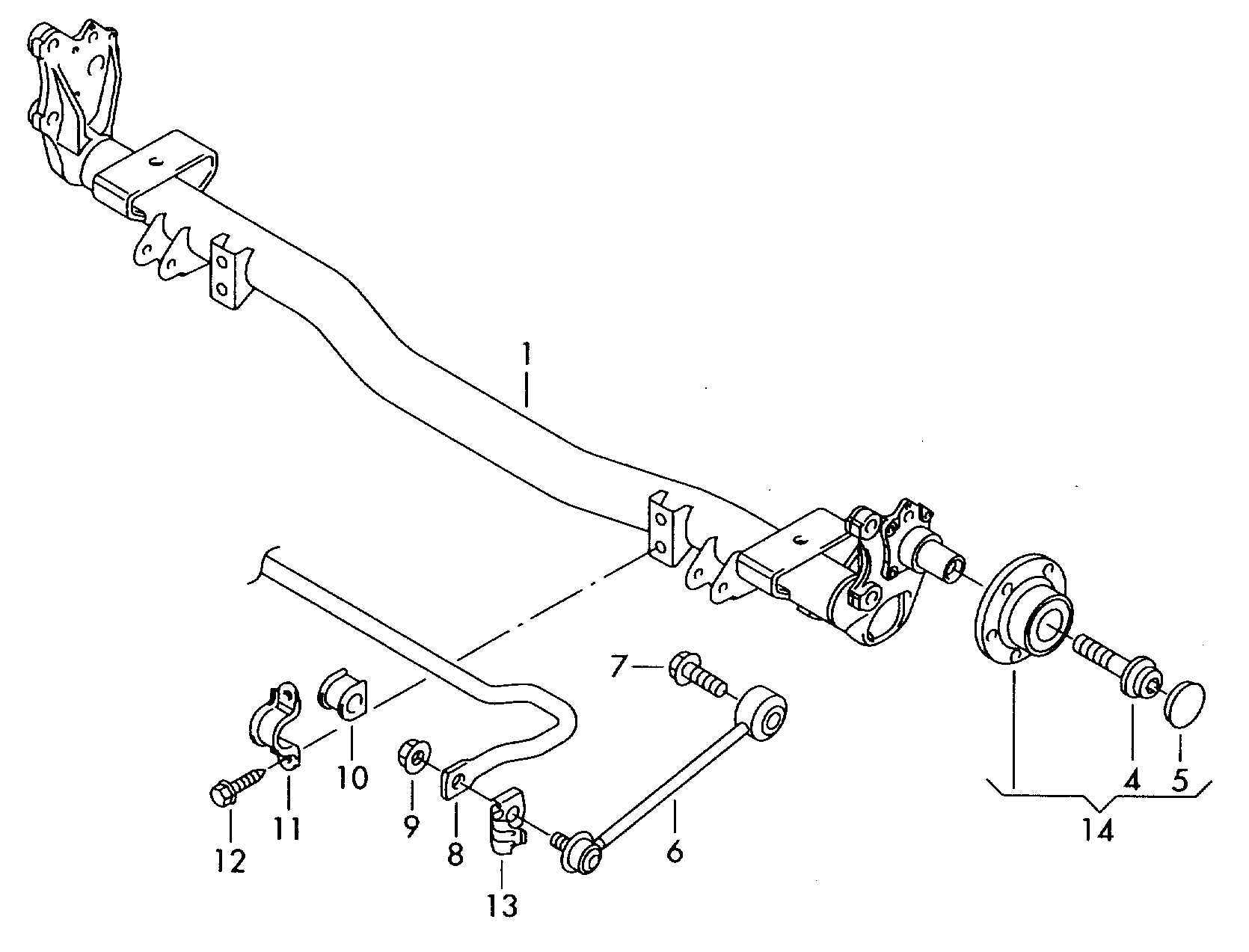 Skoda 2K5505465A - Тяга / стійка, стабілізатор avtolavka.club