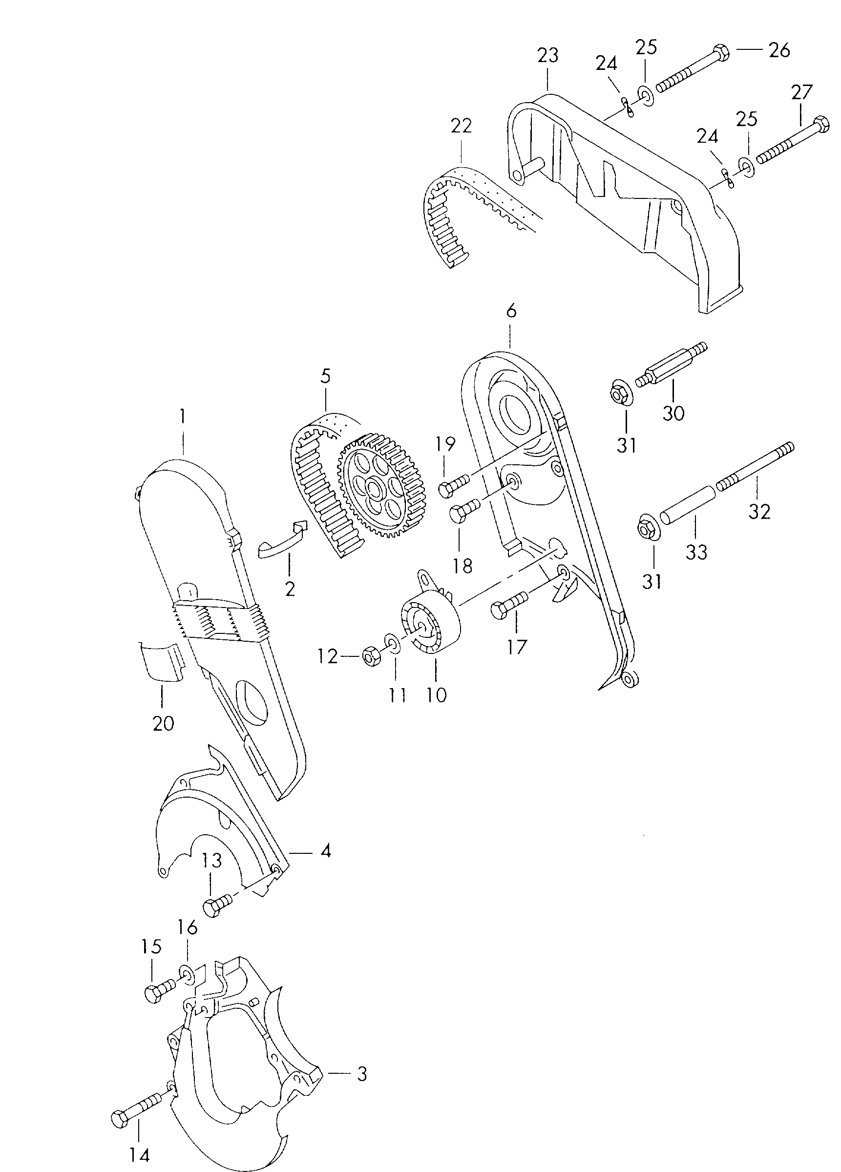 VAG 074 109 243 C - Натяжна ролик, ремінь ГРМ avtolavka.club