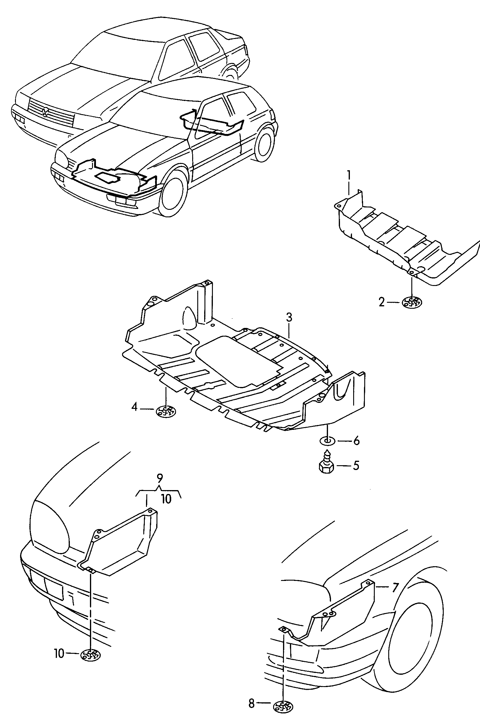 VAG 1H0825247 - Ізоляція моторного відділення avtolavka.club