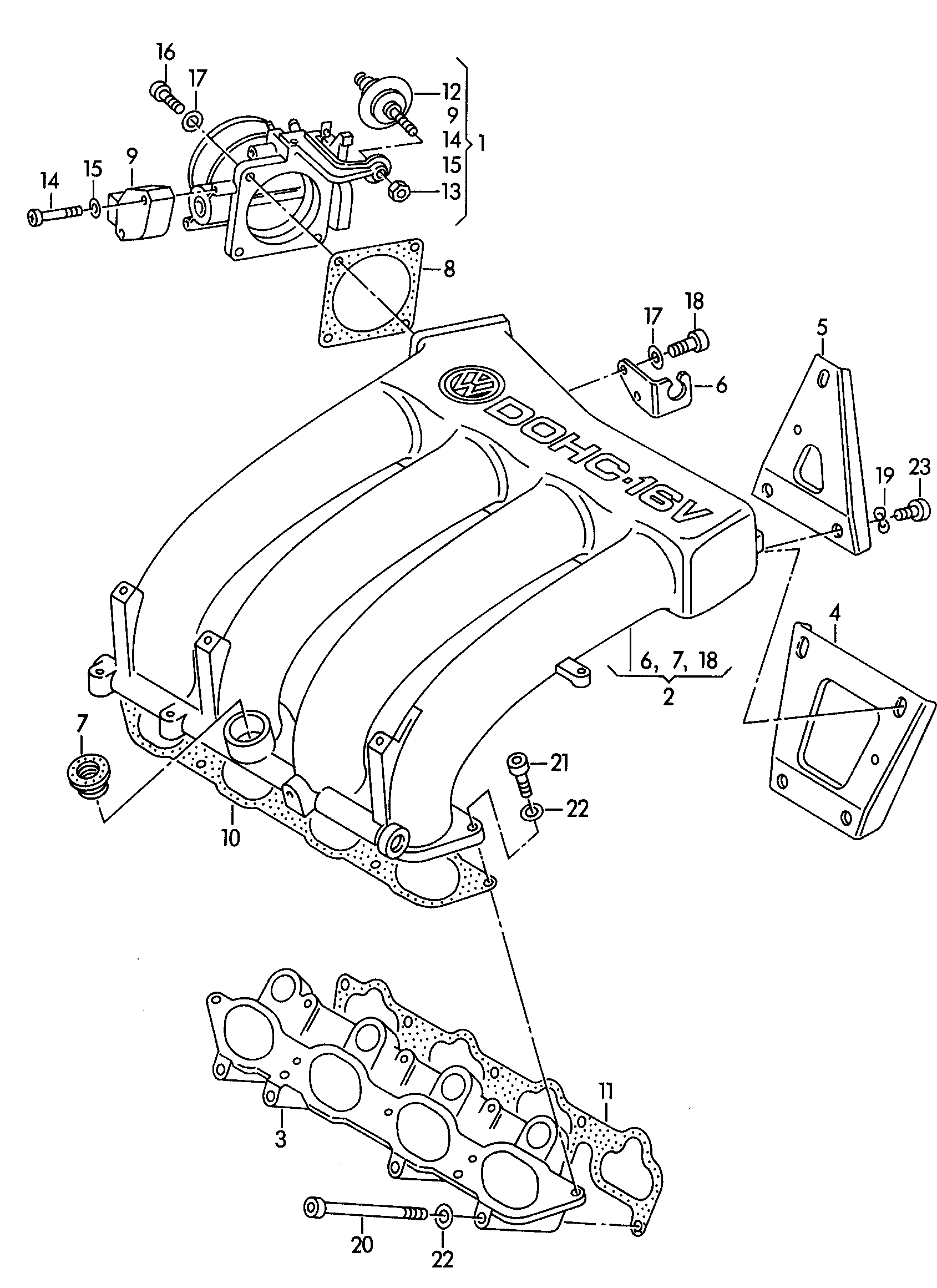 VW 037 907 385Q - Датчик, положення дросельної заслінки avtolavka.club