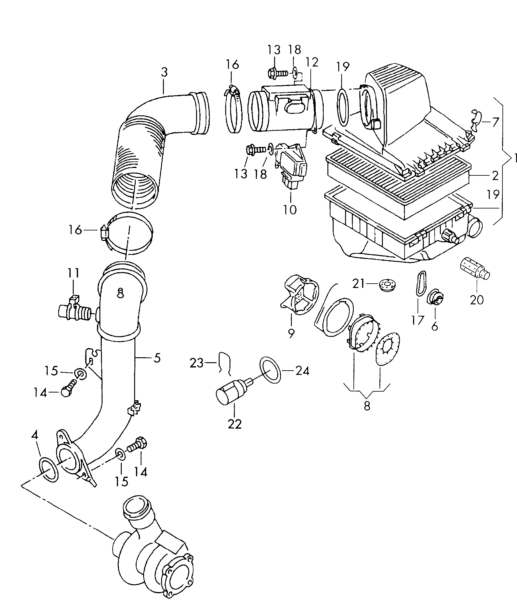 Seat 3A0 906 051 - Датчик, тиск наддуву avtolavka.club