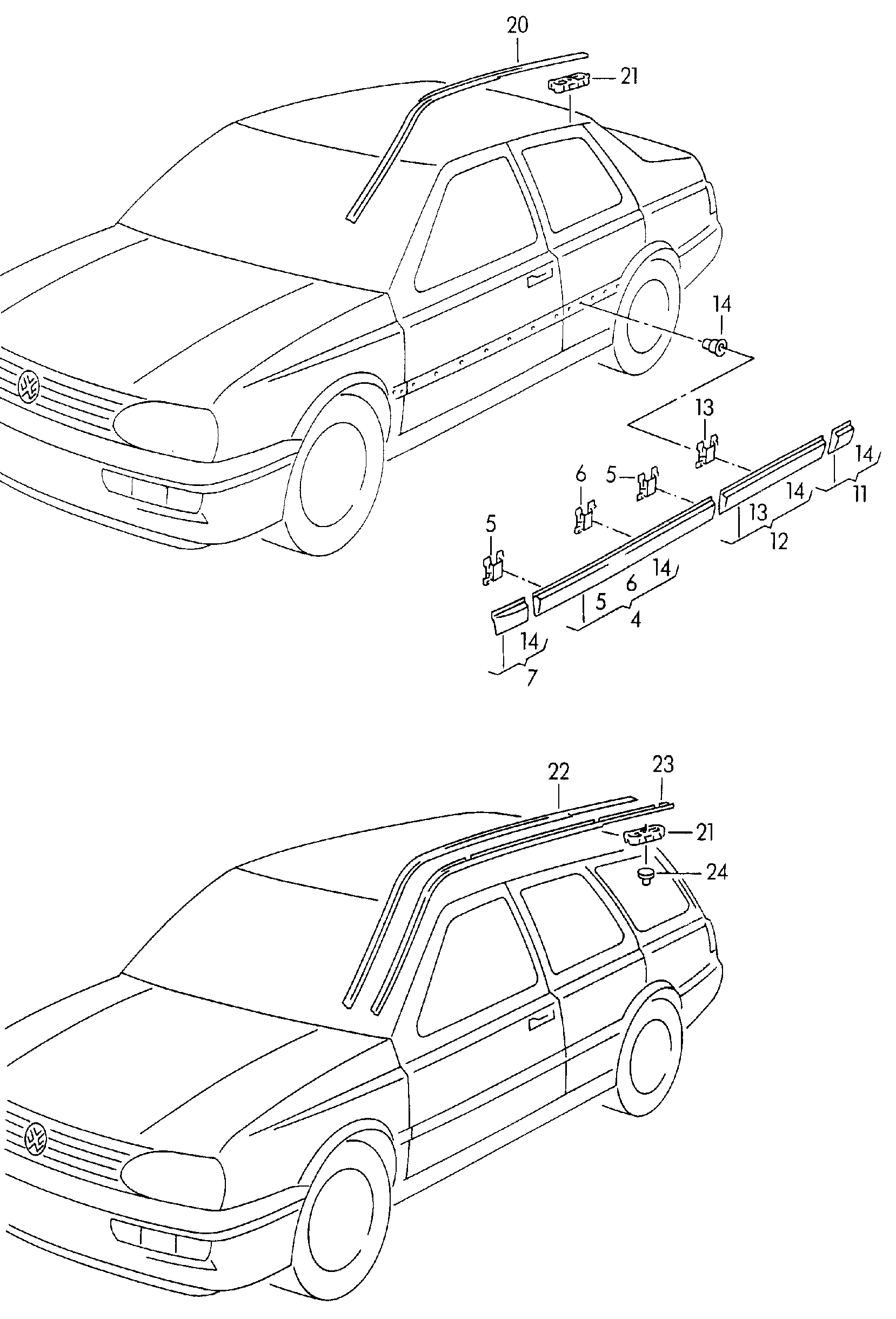 Skoda 1H0853733B - Зажим, молдинг / захисна накладка avtolavka.club