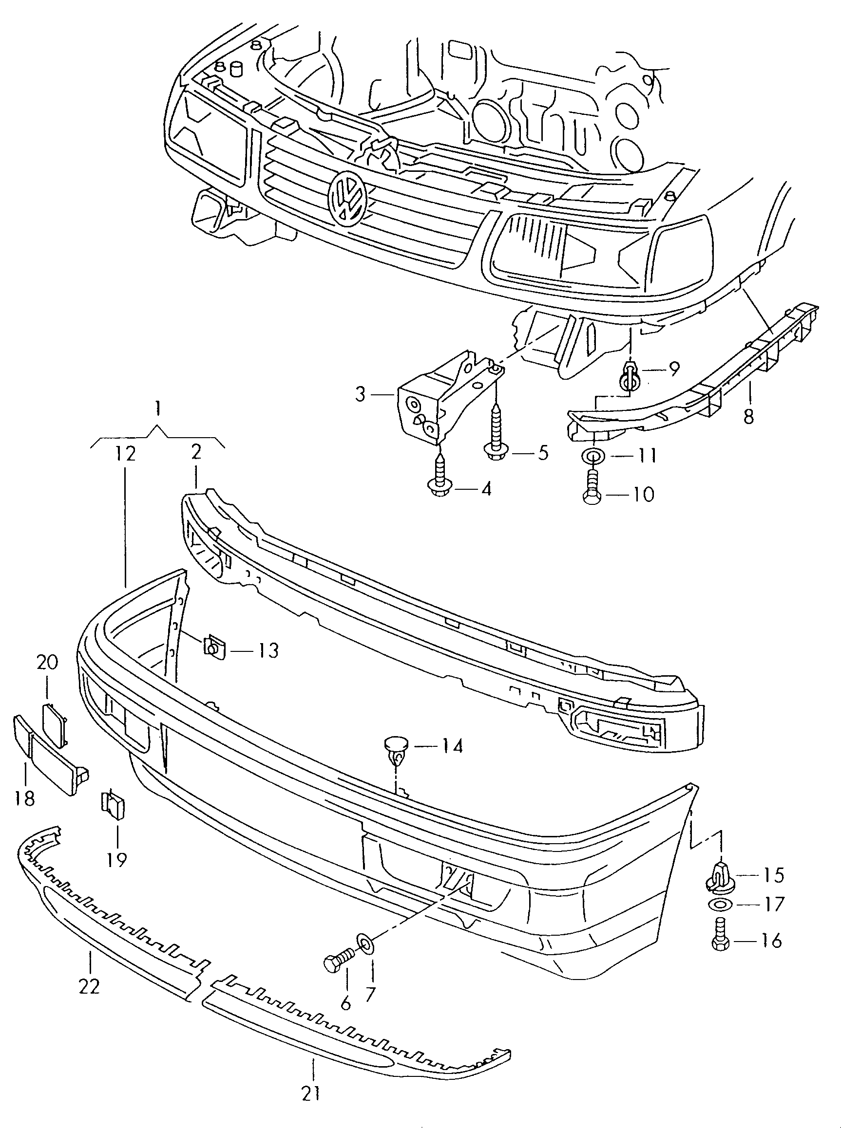 VW/SEAT 3A0941777 - Облицювання, протитуманні фари avtolavka.club