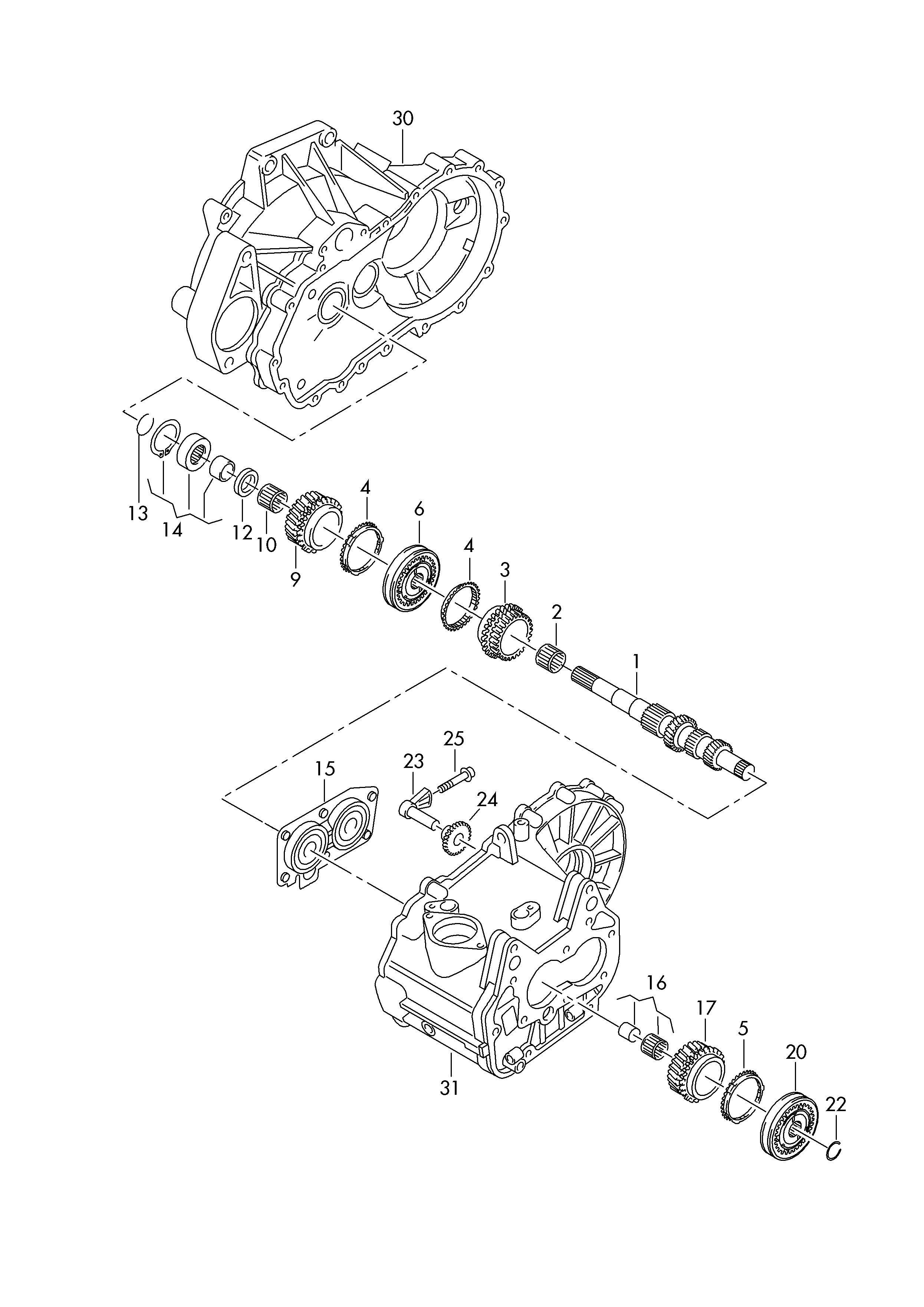 Seat 02T311103AF - Підвіска, карданний вал avtolavka.club