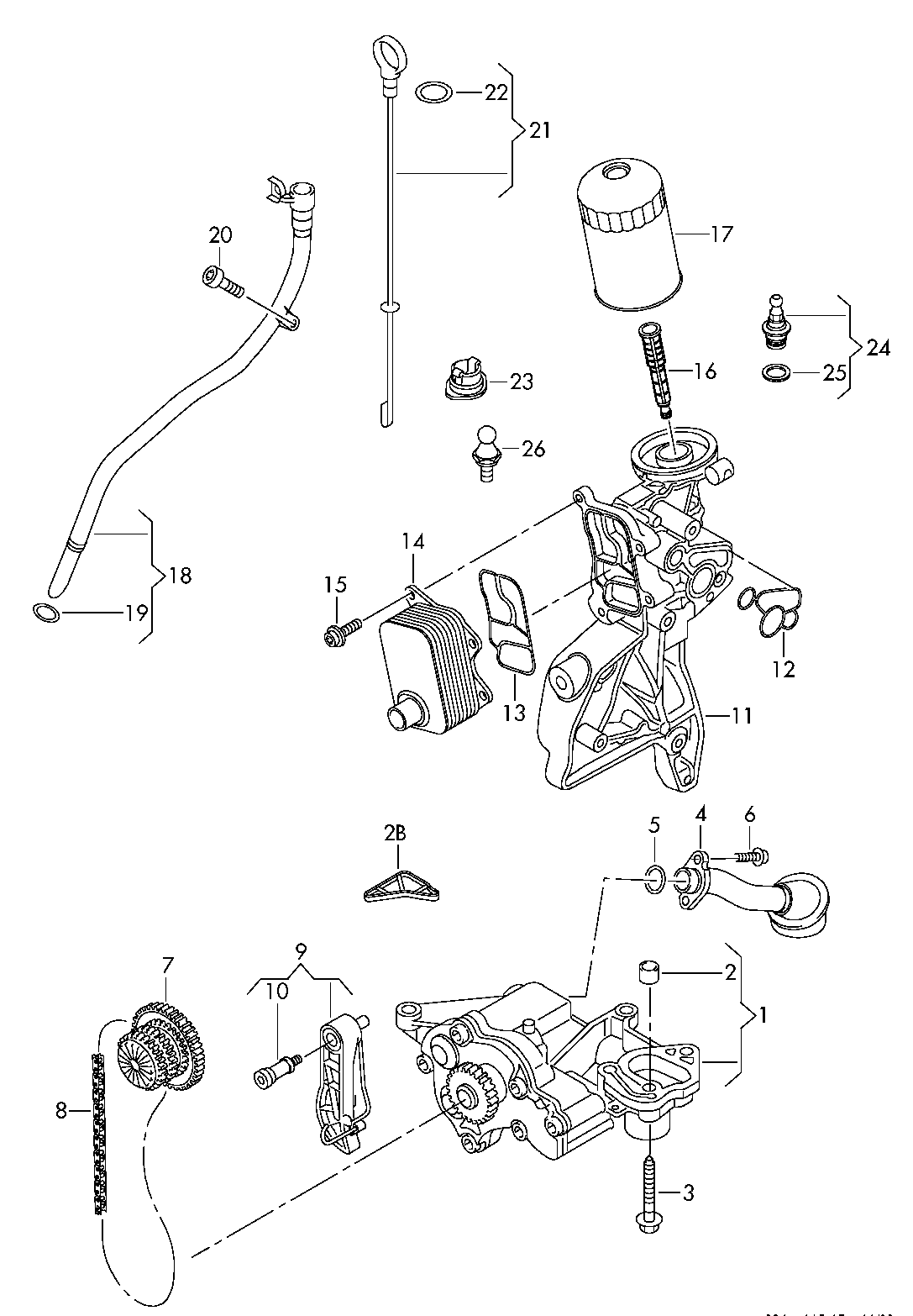 VW 06H 115 105AQ - Масляний насос avtolavka.club