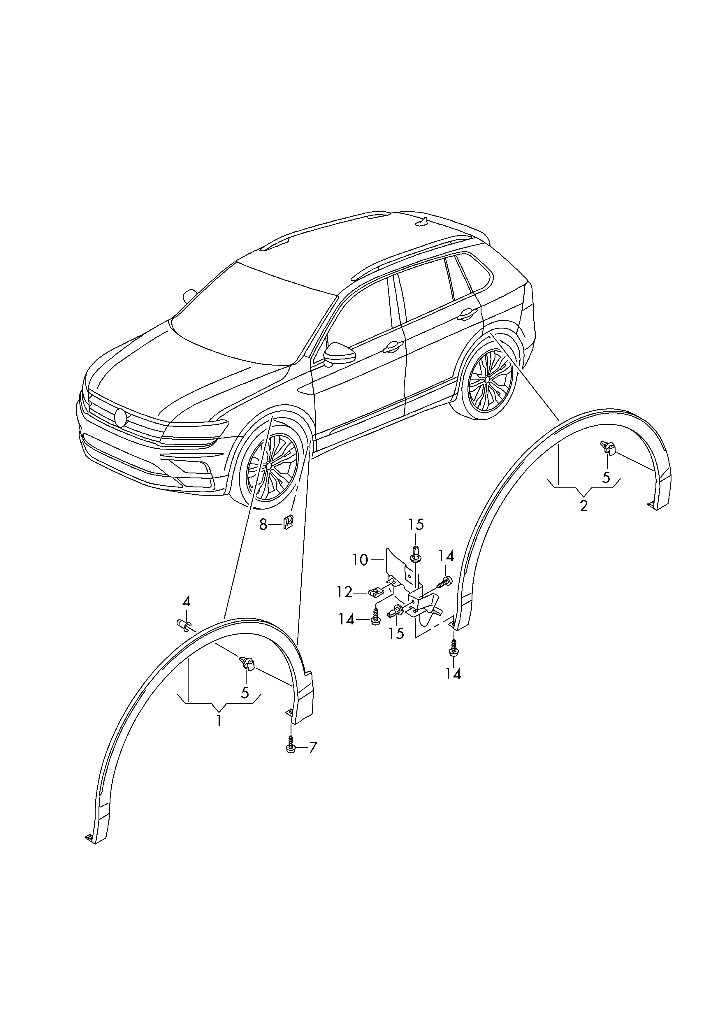 AUDI 3C0853586 - Зажим, молдинг / захисна накладка avtolavka.club