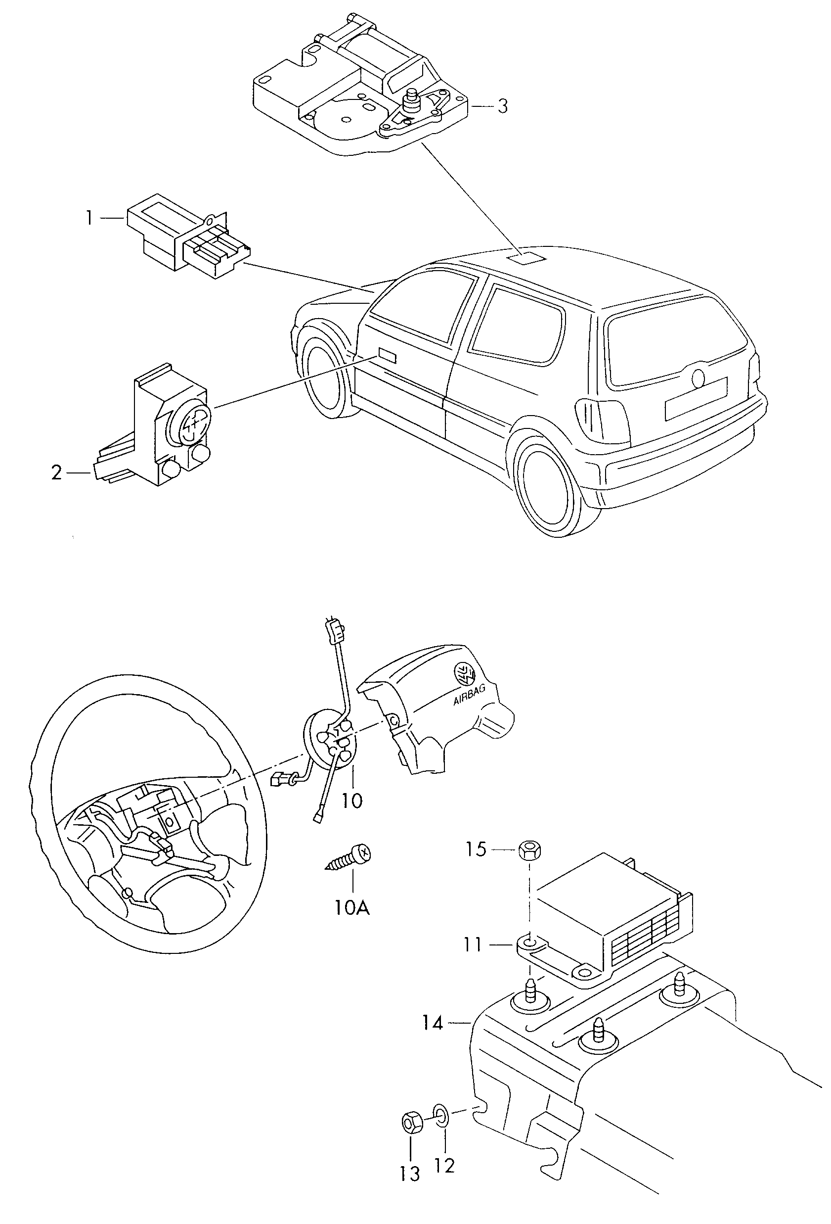 VW 1H0 959 263 - Опір, реле, вентилятор салону avtolavka.club