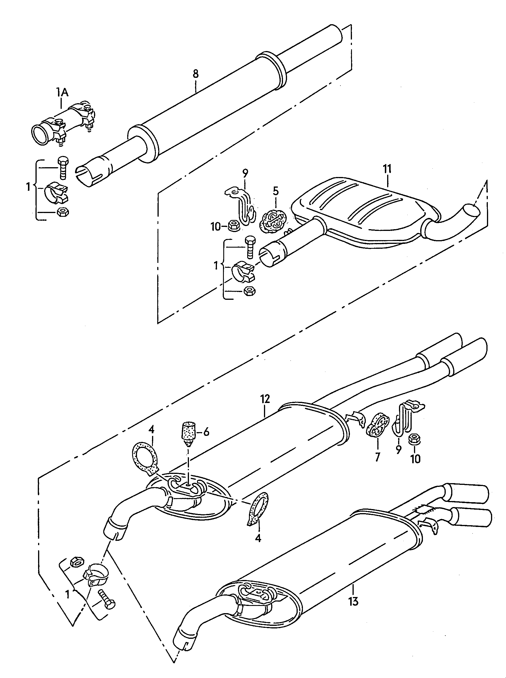 Seat 191253209J - Предглушітель вихлопних газів avtolavka.club