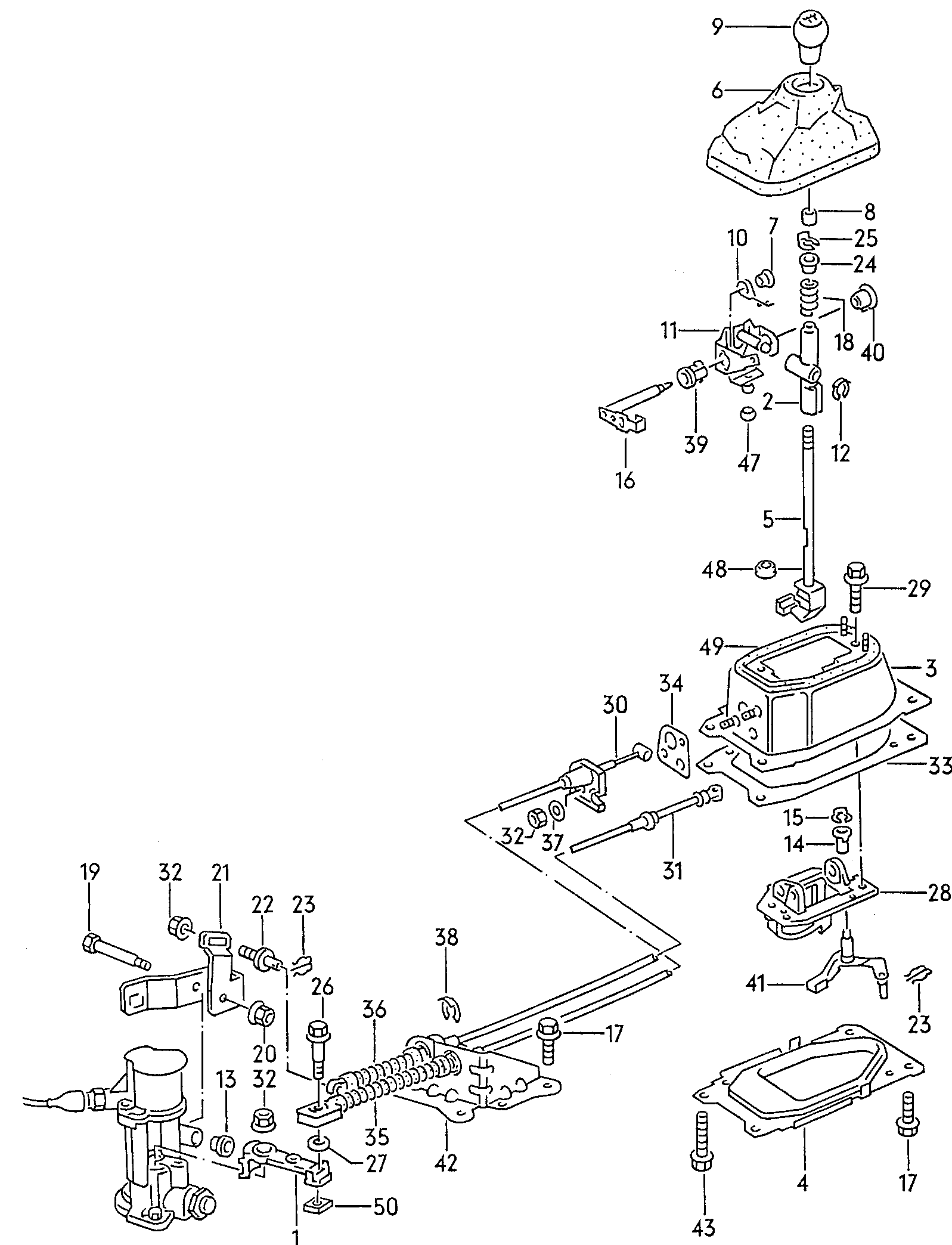 Seat 191711141B - Ручка важеля перемикання передач avtolavka.club