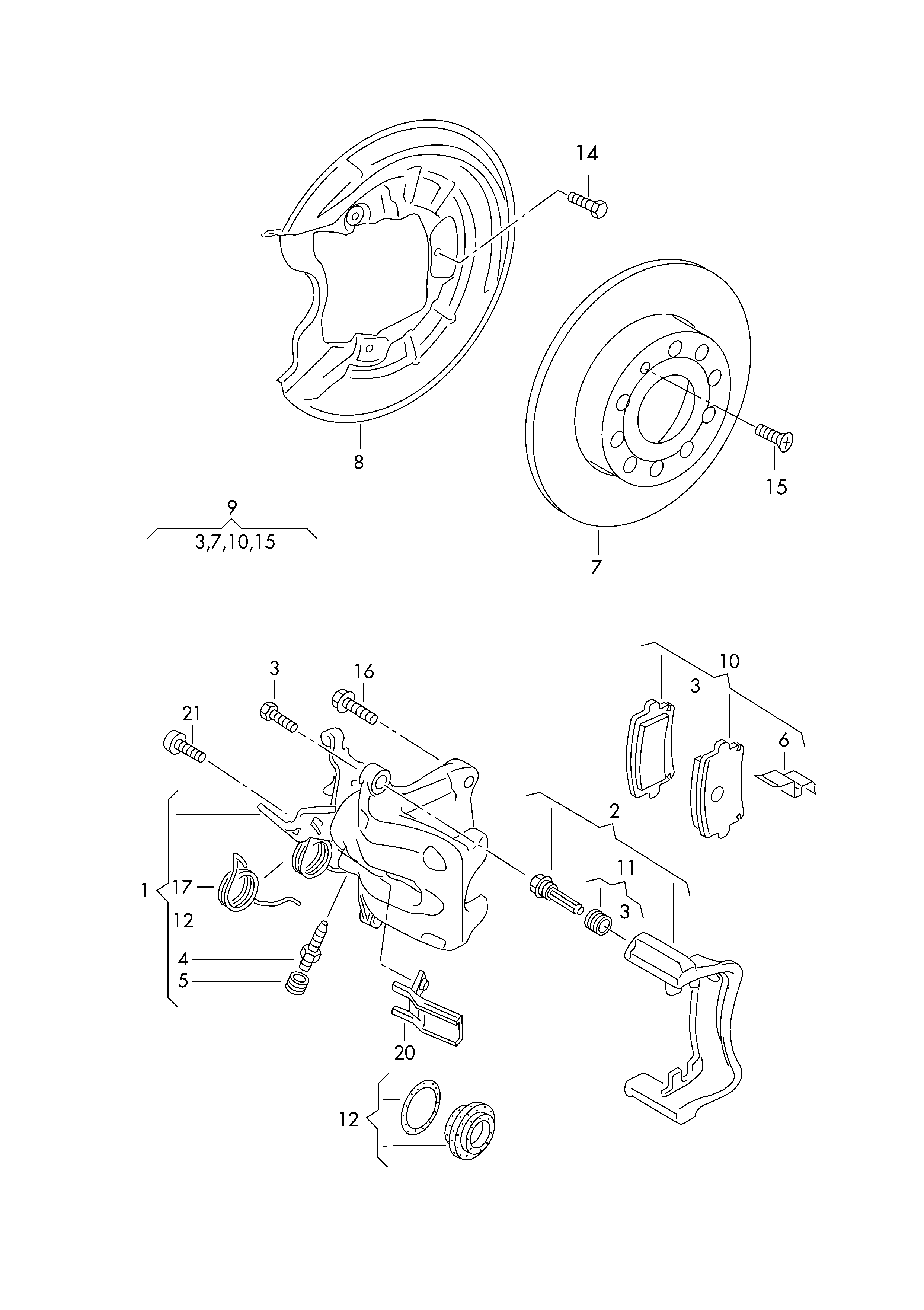 Skoda (SVW) 1K0 615 601 AC - Гальмівний диск avtolavka.club