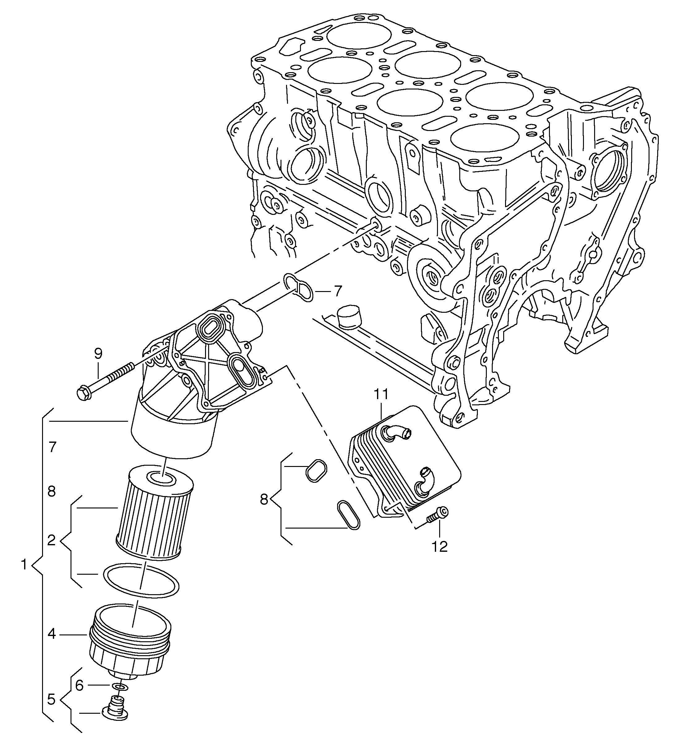 VW 03H 115 441 - Прокладка, корпус масляного фільтра avtolavka.club