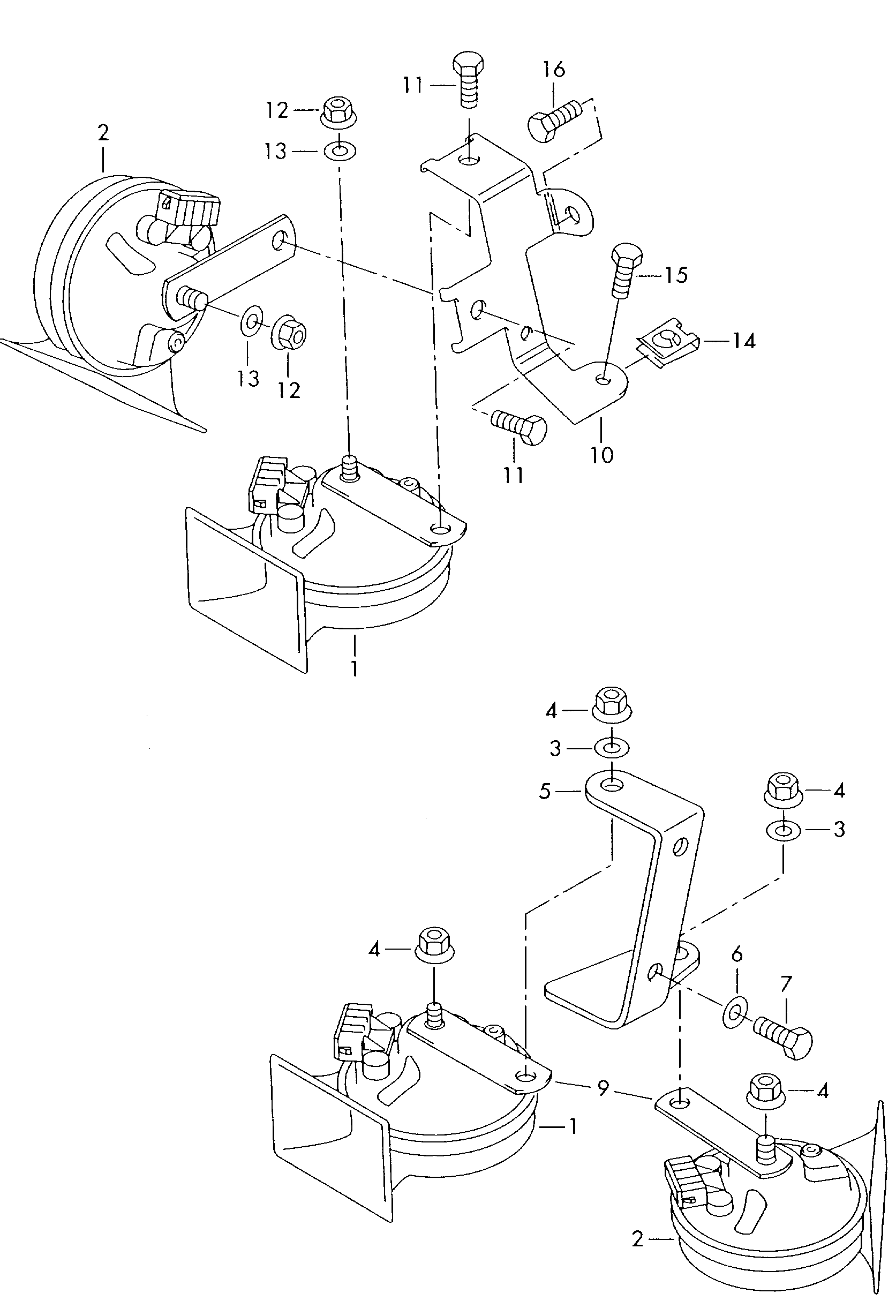 VAG 3U0951206A - Звуковий сигнал avtolavka.club