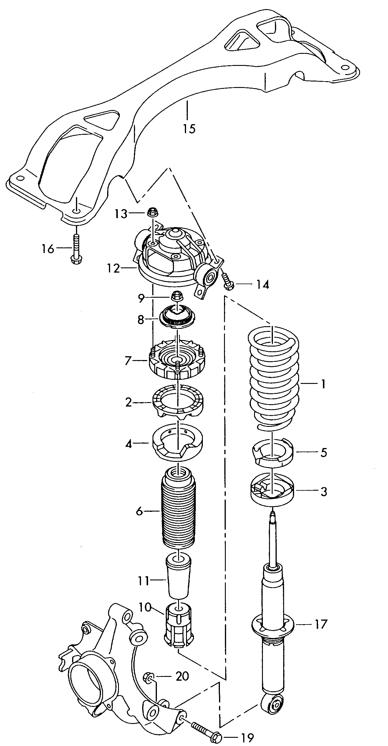 VW 7L6 511 115 F - Пружина ходової частини avtolavka.club