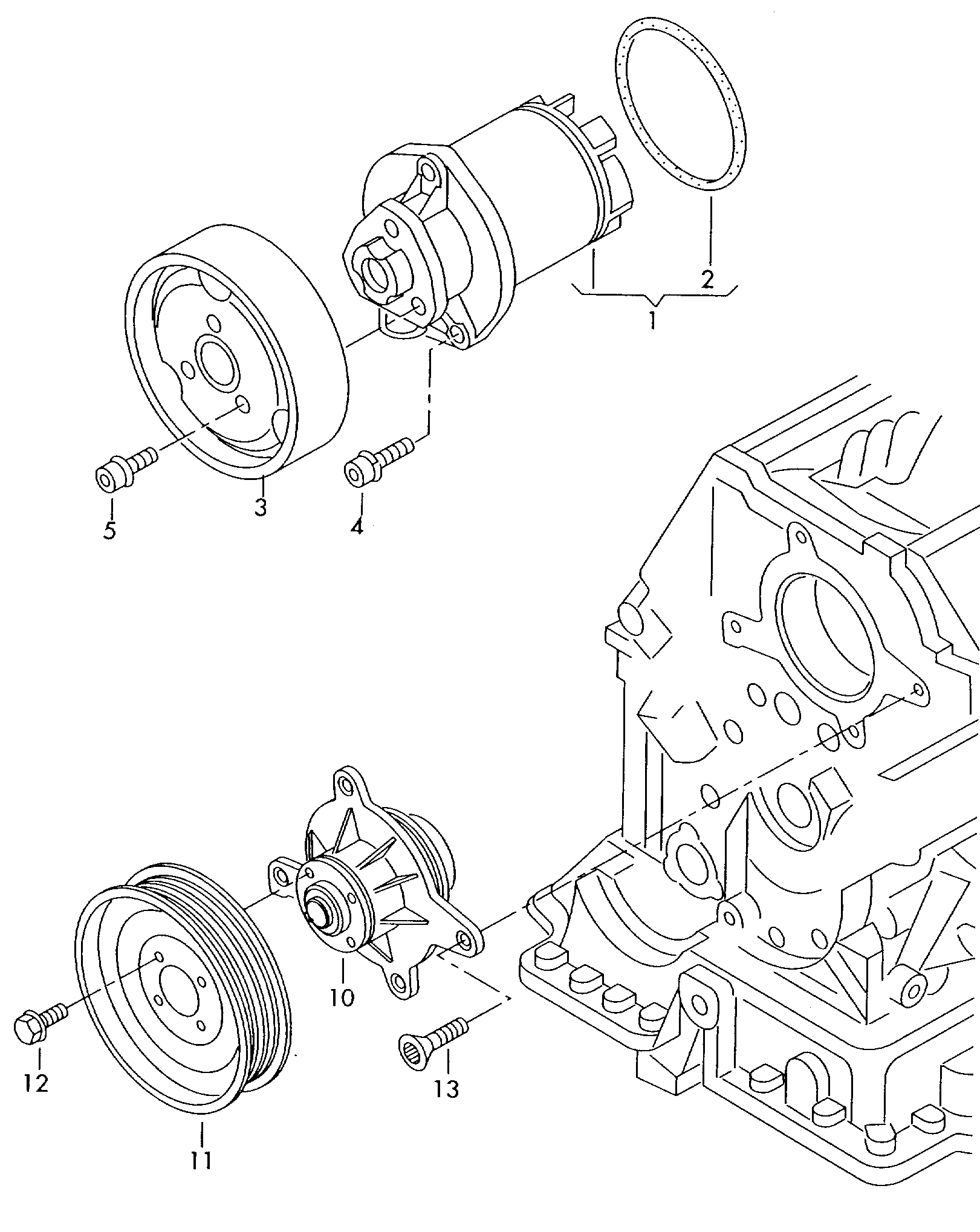 VW 066121011D - Водяний насос avtolavka.club