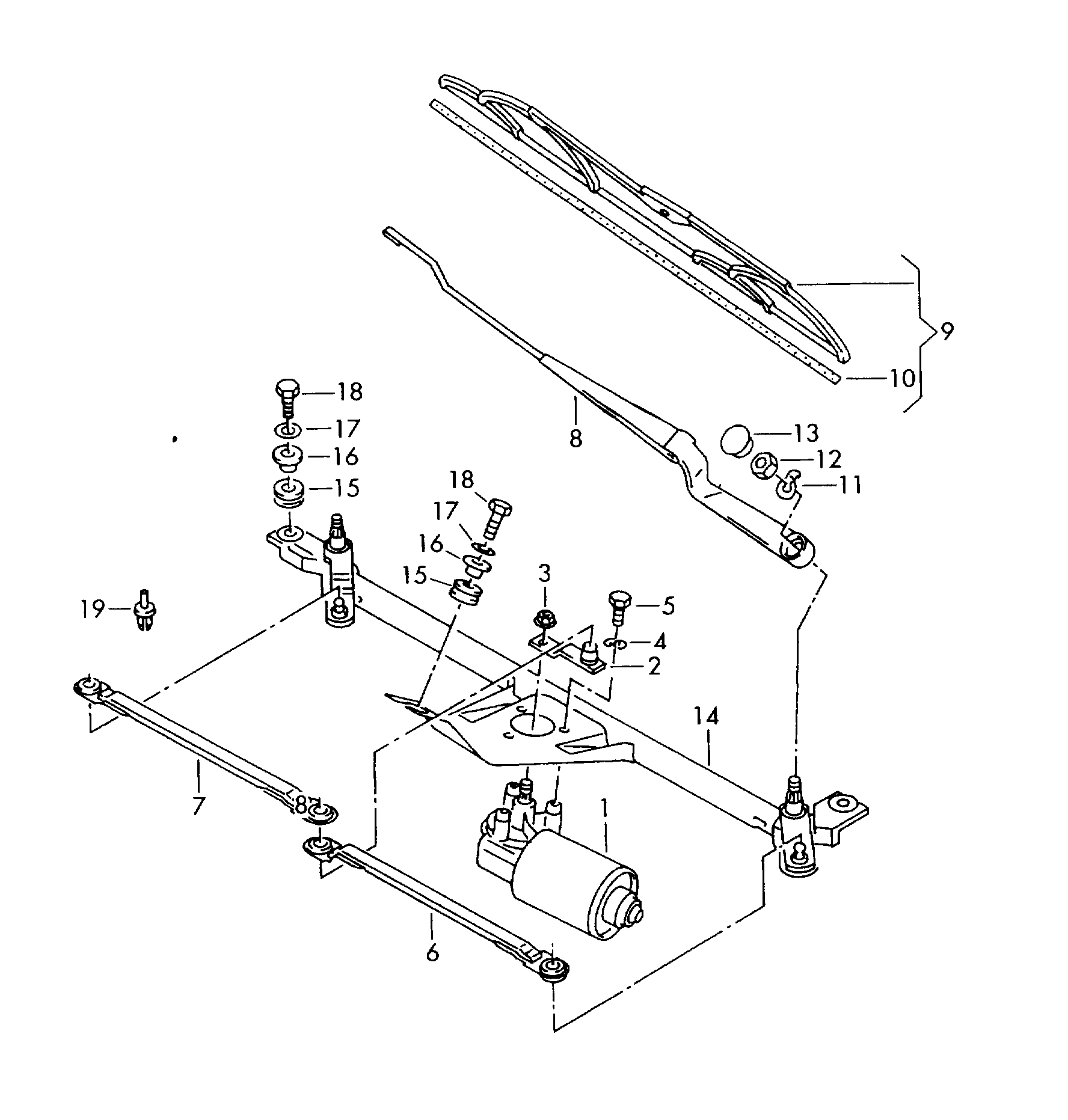 Skoda 6N0955425 - Щітка склоочисника avtolavka.club