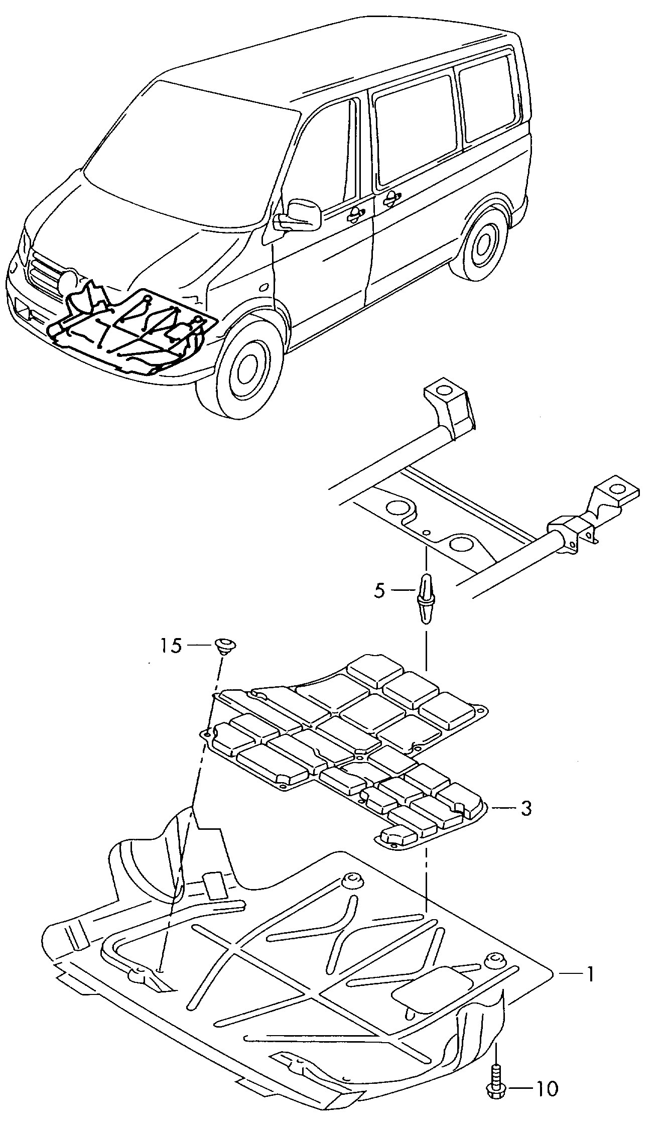 VW 7E0 805 685A - Кожух двигуна avtolavka.club