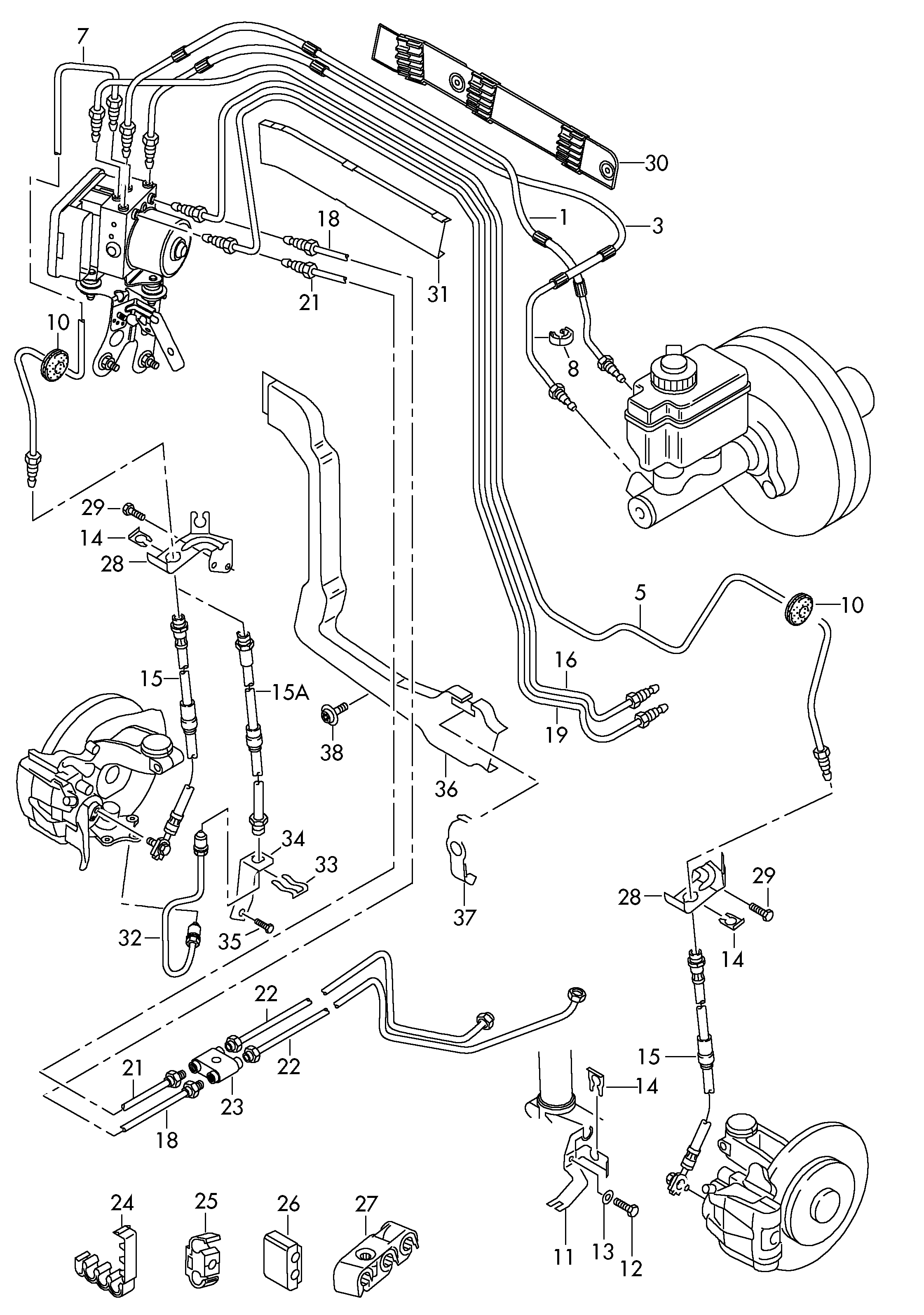 Seat 5C0611701 - Гальмівний шланг avtolavka.club