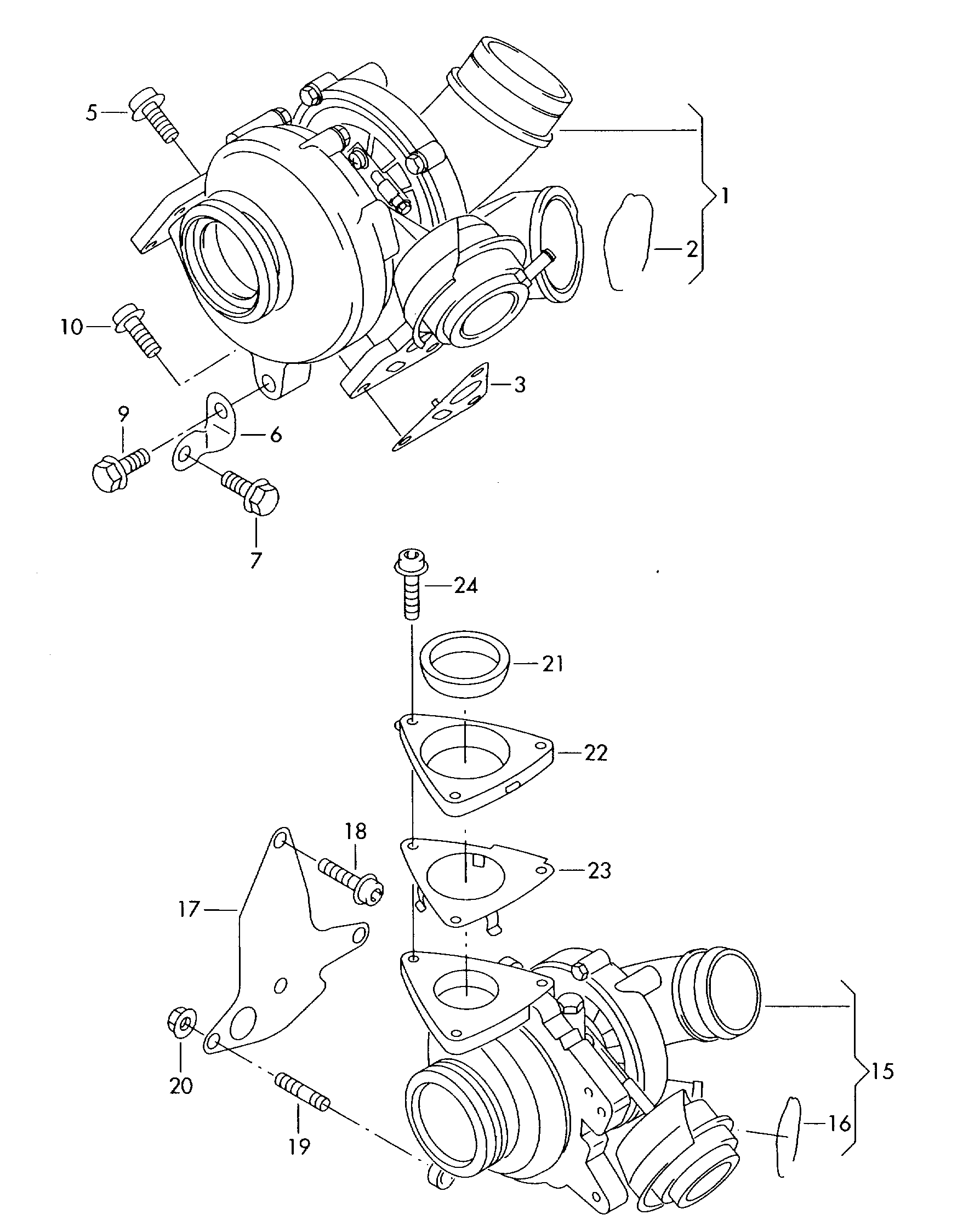 AUDI 070 145 757 - Прокладка, компресор avtolavka.club