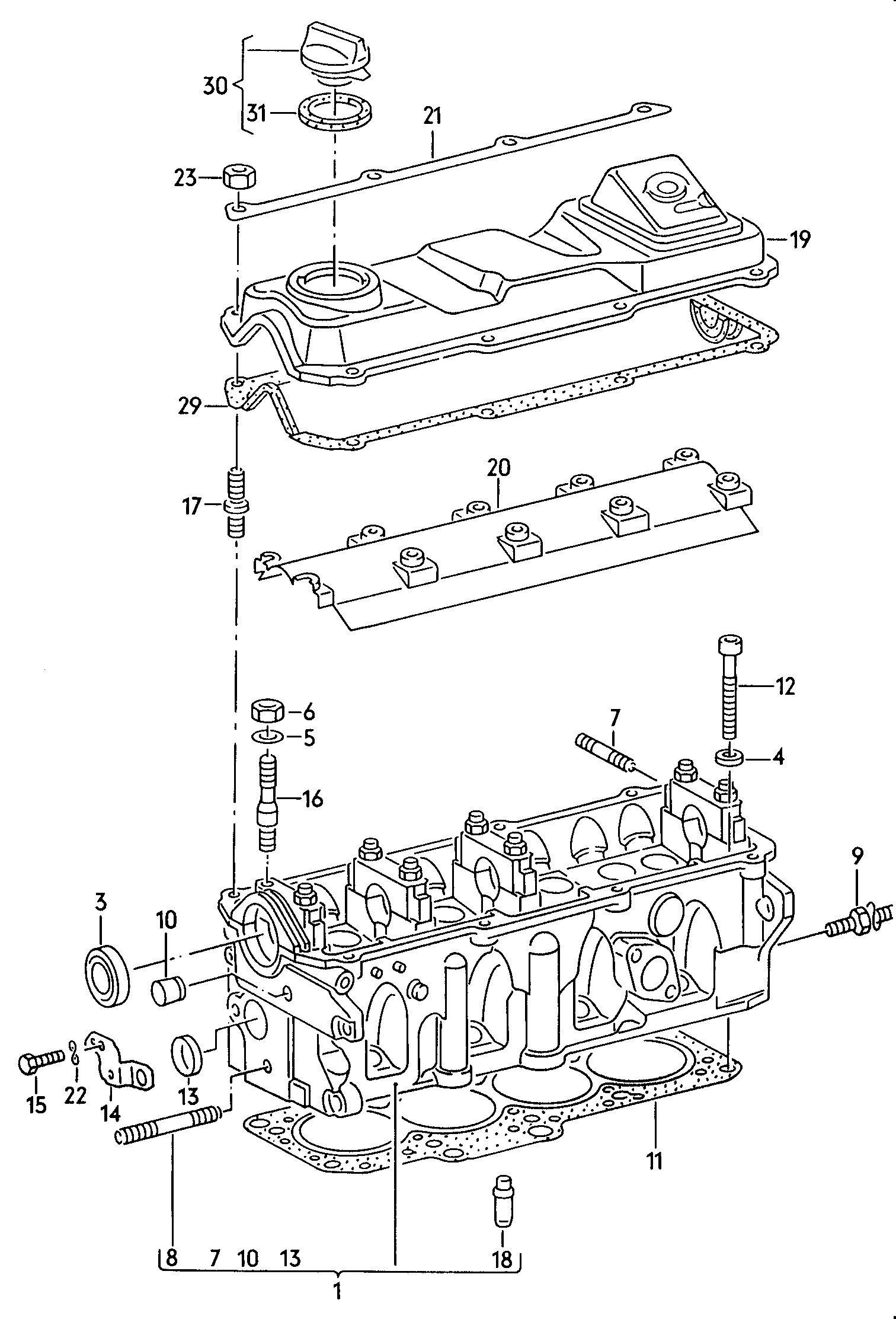 Seat 037 103 383 L - Прокладка, головка циліндра avtolavka.club