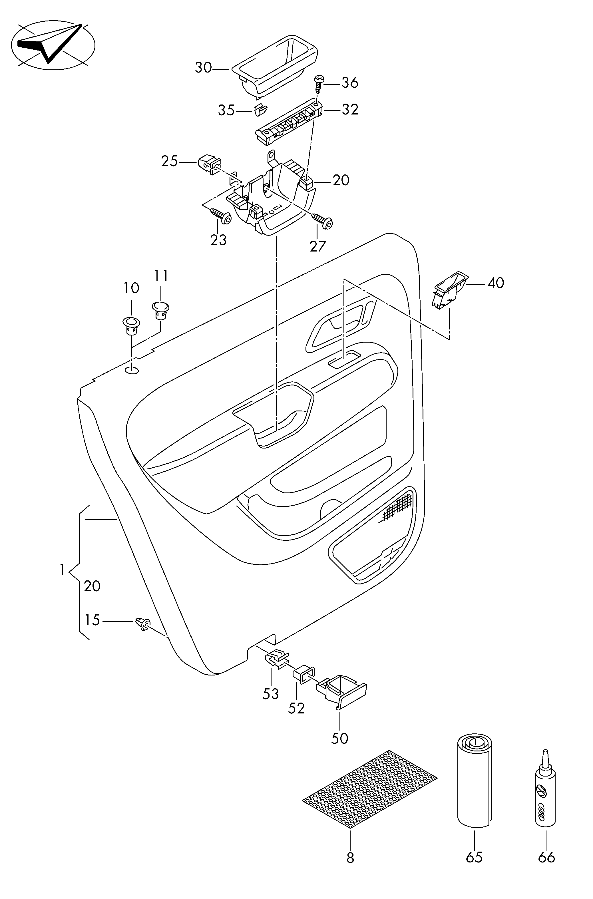 VW 6X0868243A - Зажим, молдинг / захисна накладка avtolavka.club