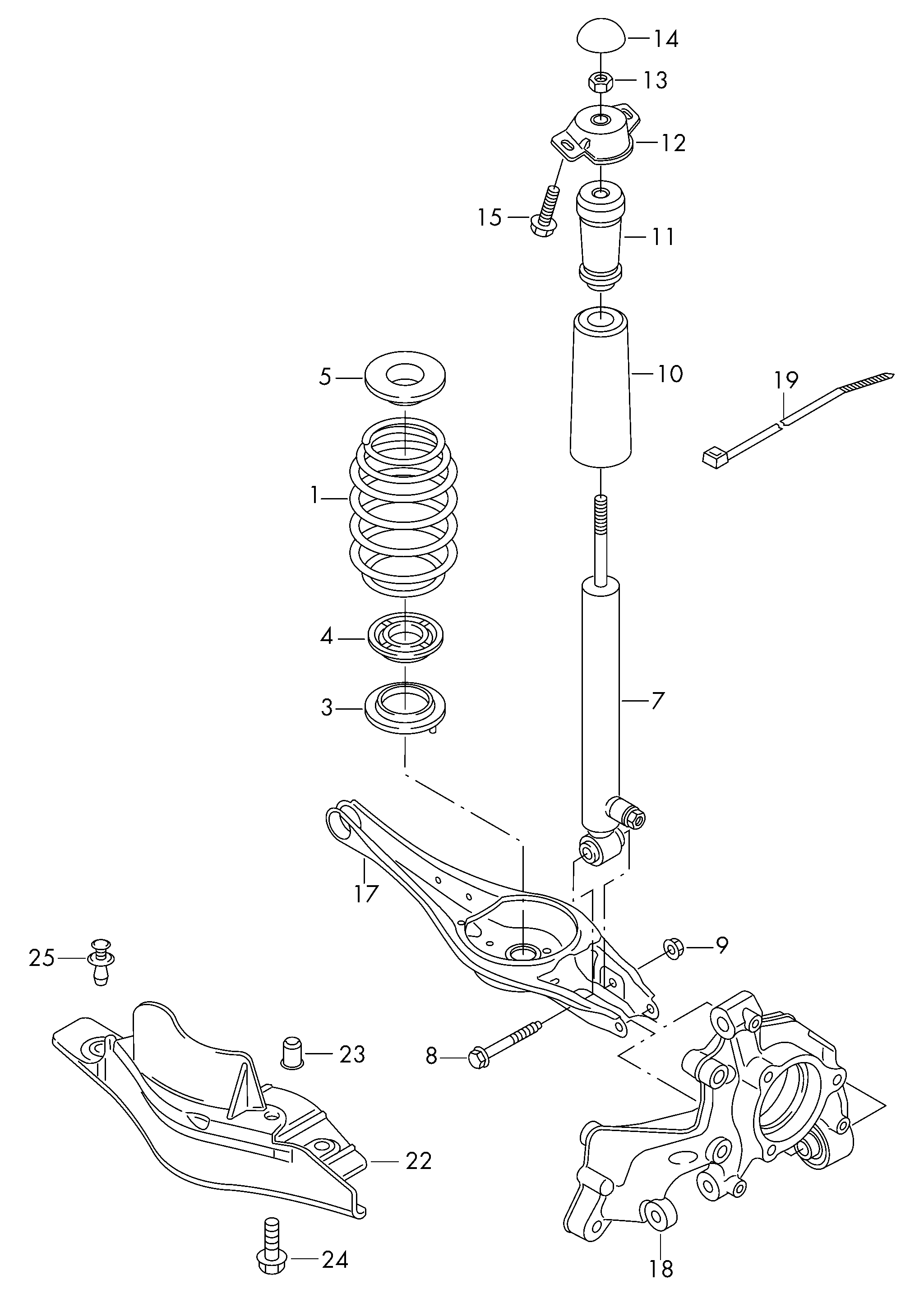 Seat 5Q0513045AK - Амортизатор avtolavka.club