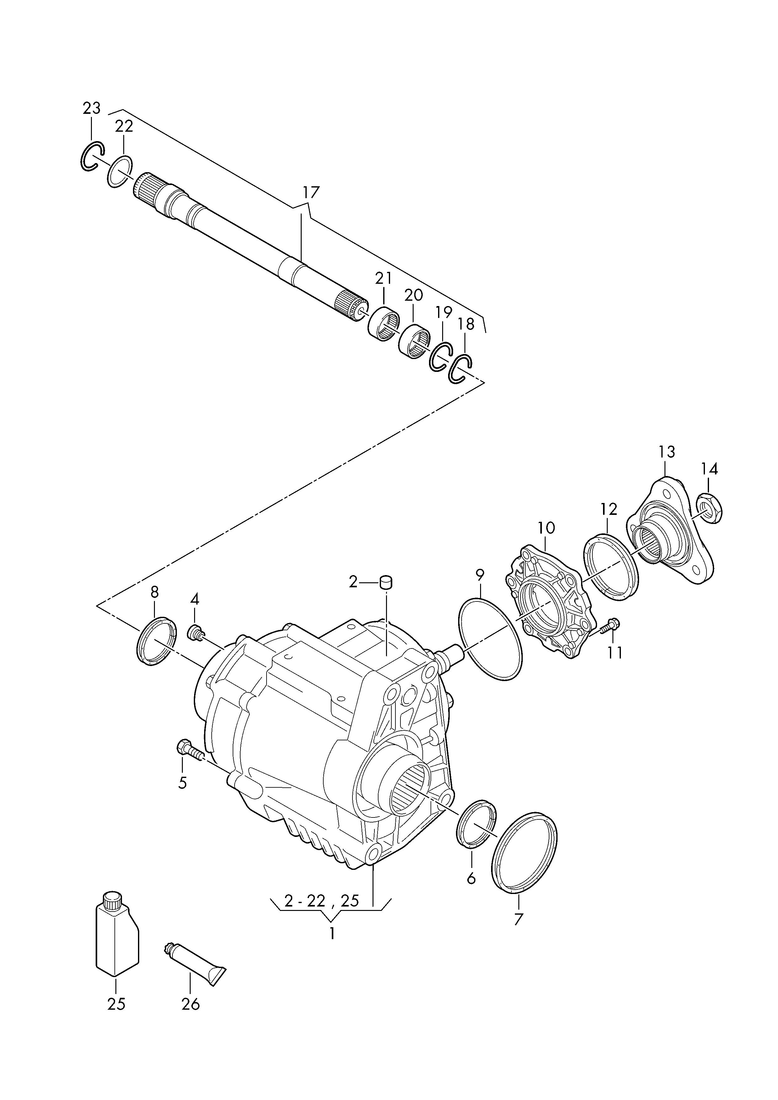 Seat 02D525596G - Ущільнене кільце, роздавальна коробка avtolavka.club