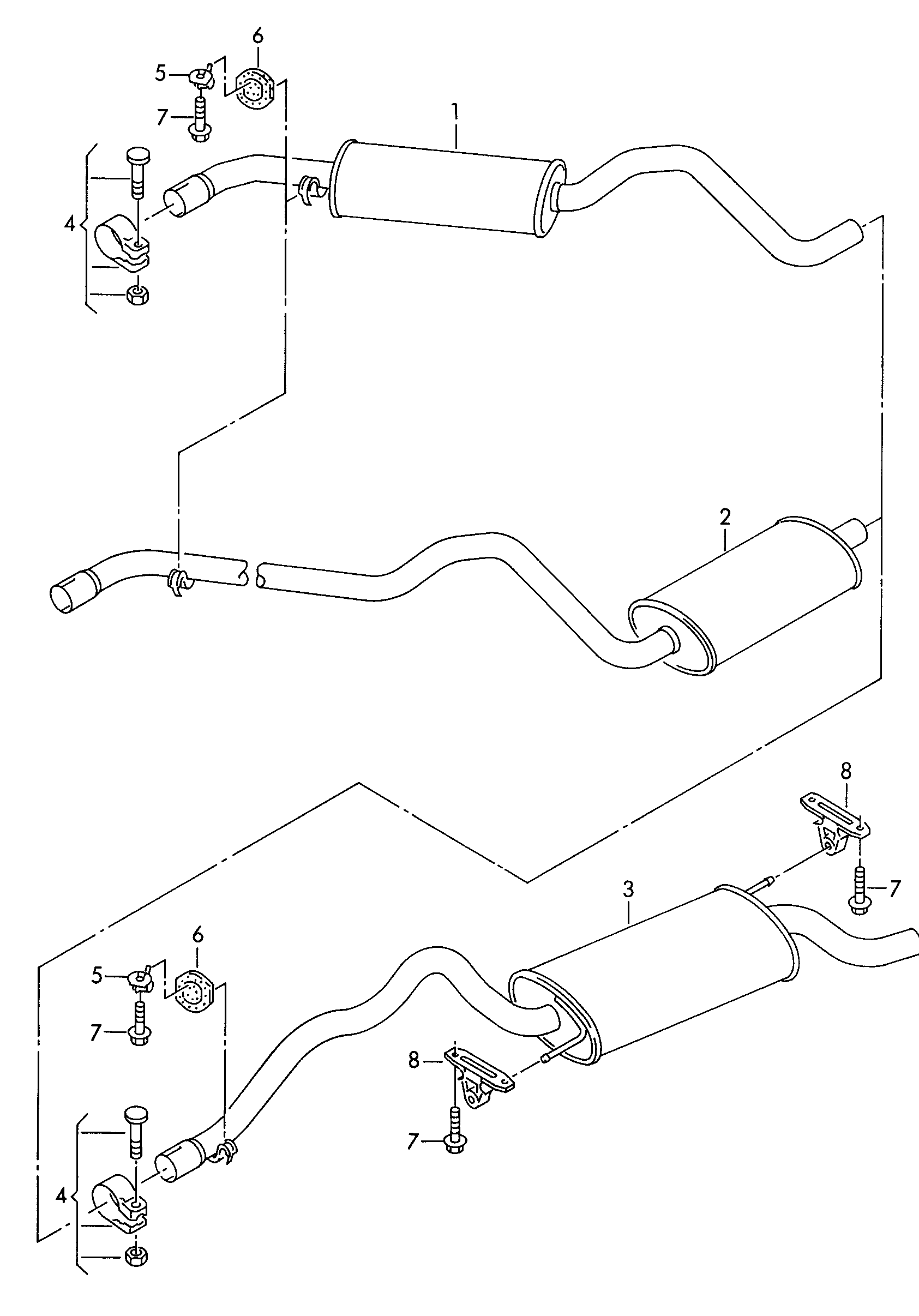 Seat 8A0 253 147 A - Кронштейн, втулка, система випуску avtolavka.club