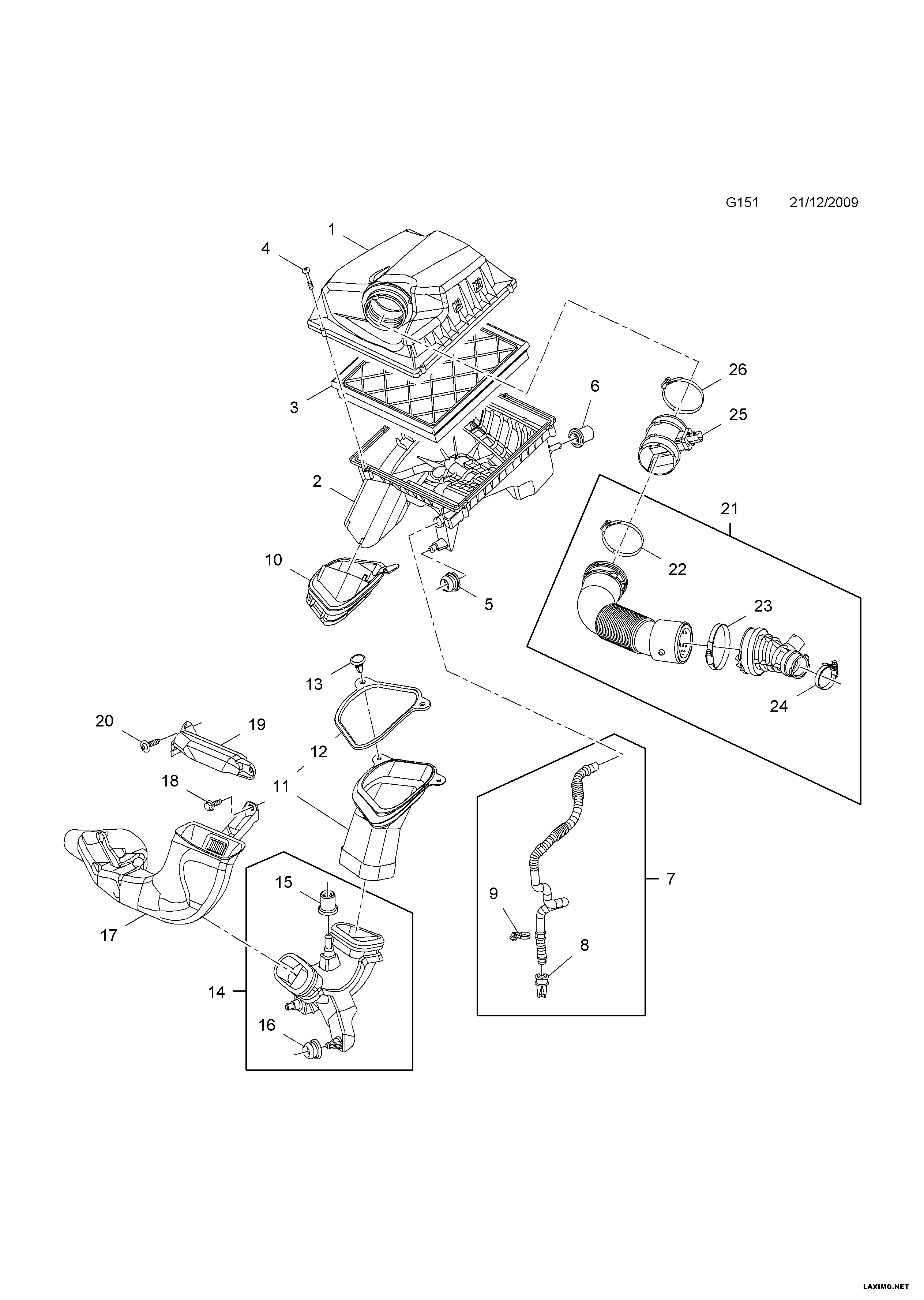 DAEWOO 8 34 126 - Повітряний фільтр avtolavka.club